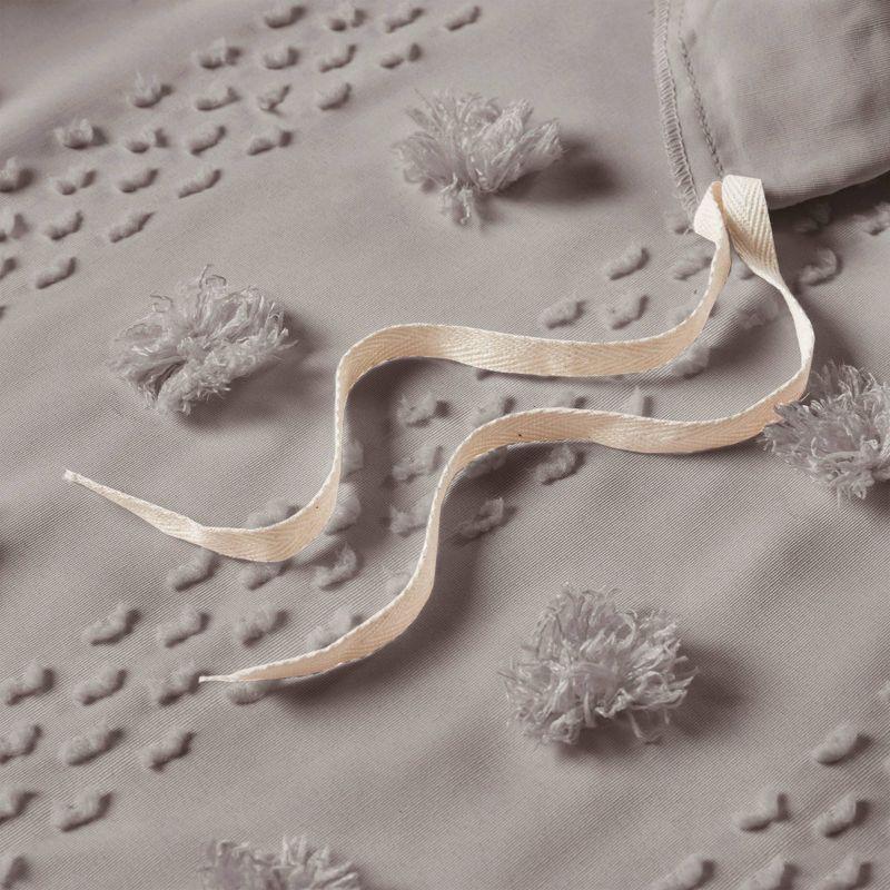 Intelligent Design Clip Jacquard Duvet Cover Set