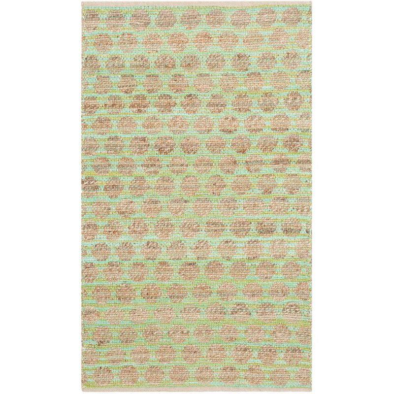 Cape Cod CAP820 Woven Indoor Accent Rug - Green/Natural - 3'x5' - Safavieh