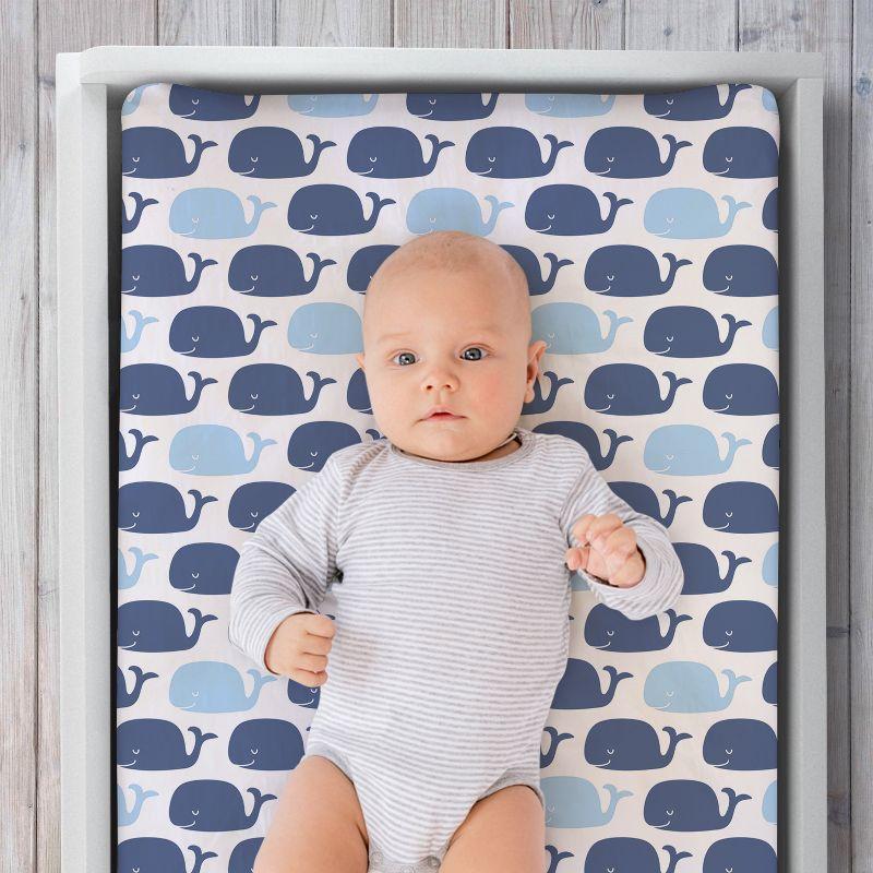 The Peanutshell Nautical Changing Pad Cover for Boys, 3-Pack