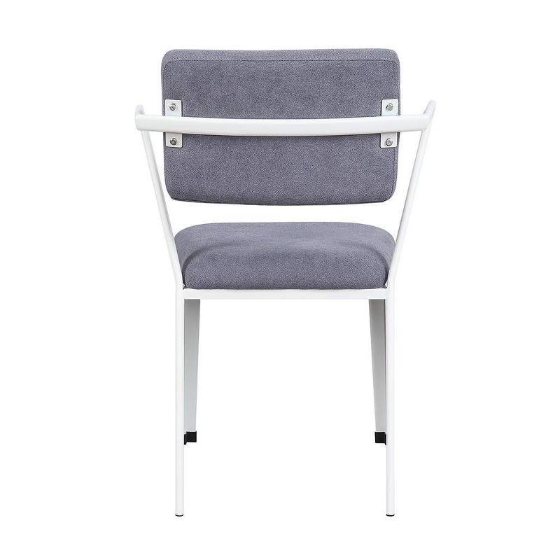 Cargo Fabric Upholstered Metal Side Chair