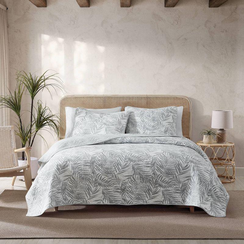 Tommy Bahama Palmday Cotton Reversible Quilt Set