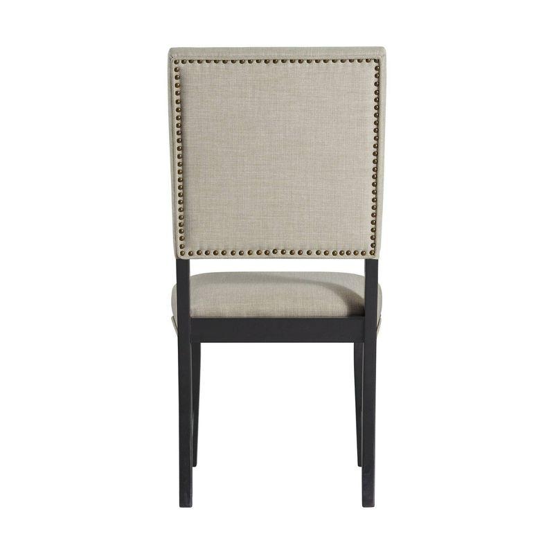 Laudine Solid Wood Side Chair in Taupe