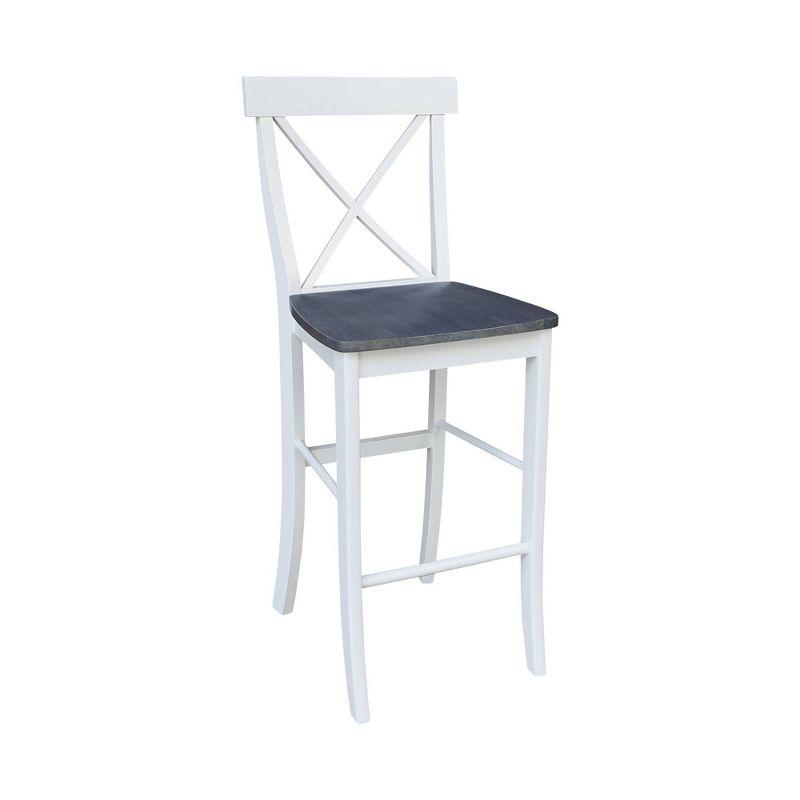 30" X Back Barstool - International Concepts