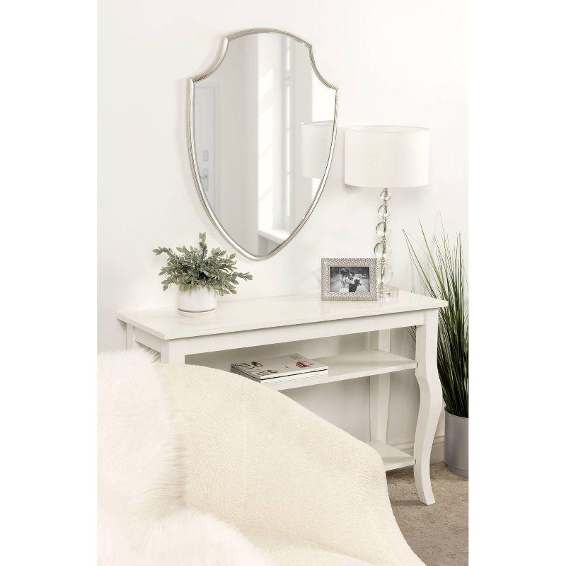 Caskill 24" x 32" Silver Shield Wall Mirror