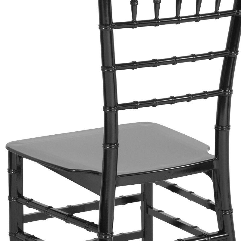 Elegant Black Resin Chiavari Event Chair