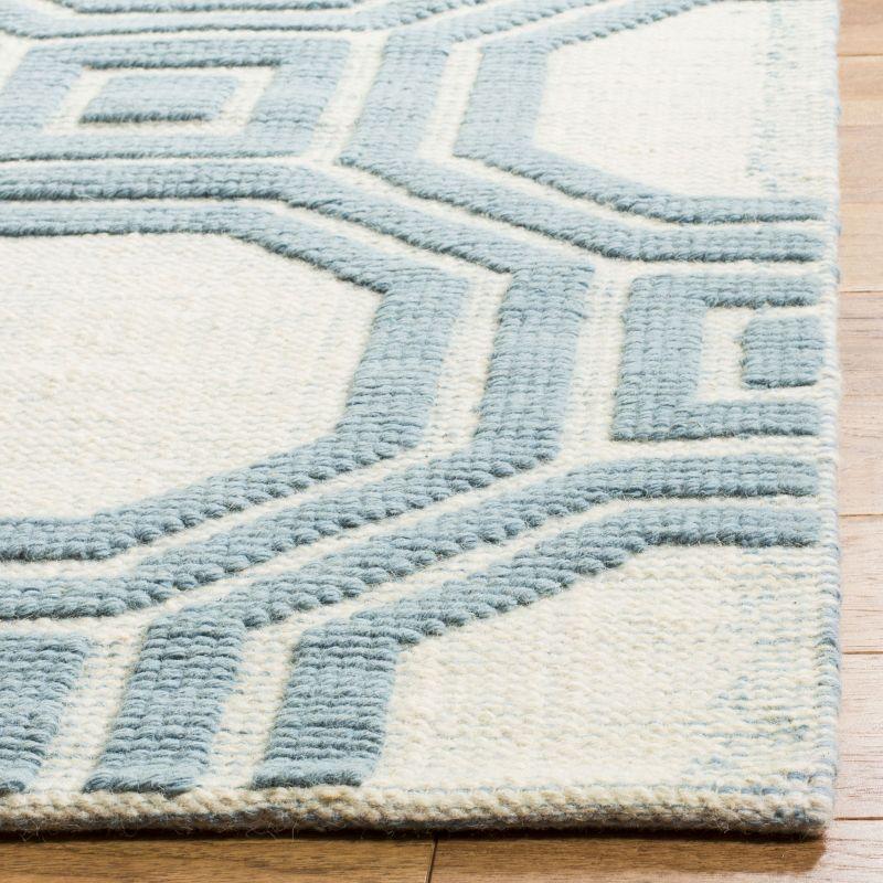 Martha Stewart Puzzle Hand Woven Wool Geometric Rug