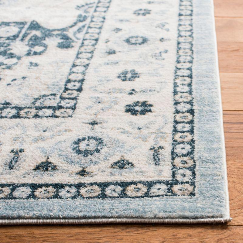 Isabella ISA936 Power Loomed Area Rug - Light Blue/Cream - 8'x10' - Safavieh