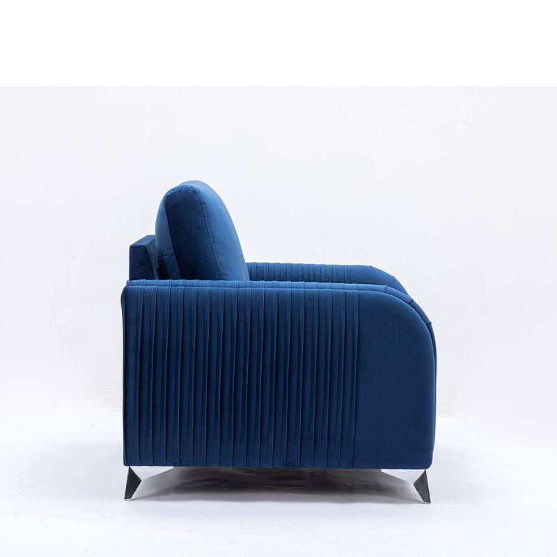 Acme Furniture 91" Wenona Sofa Blue Velvet