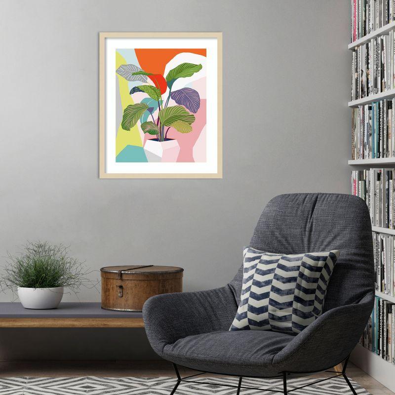 Amanti Art Exotic Plant by Ioana Horvat Wood Framed Wall Art Print