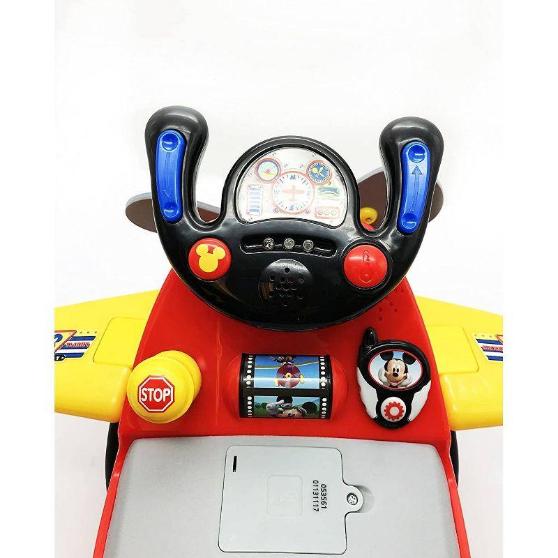 Kiddieland Kiddieland 1 Seater Disney - Mickey Mouse Disney Airplane Push/Scoot