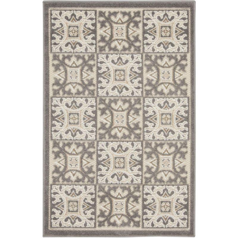 Nourison Aloha Modern Mosaic Outdoor Rug