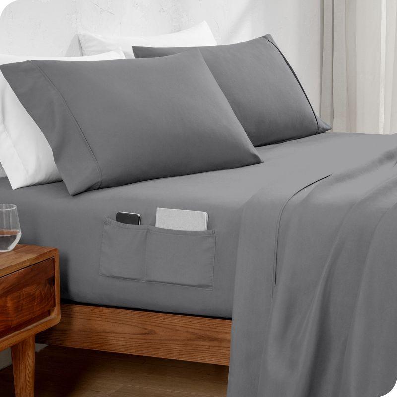 Bare Home Microfiber Dual Pocket Sheet Set