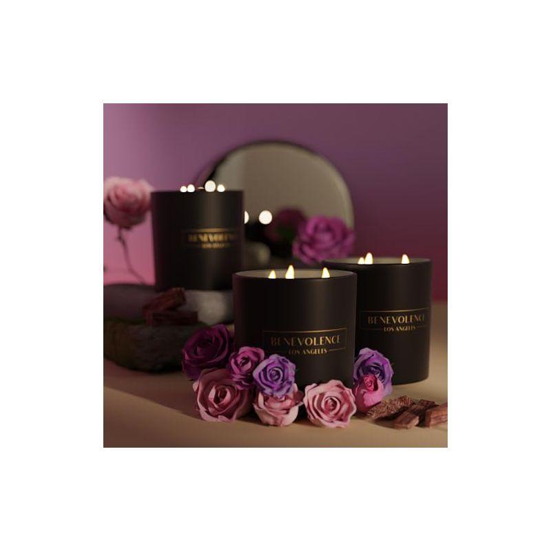 Benevolence LA Premium All Natural Soy Candles In Matte Black Glass Jar