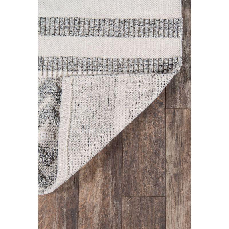 2'x3' Hermosa Nicole Accent Rug Ivory - Momeni: Indoor & Outdoor Geometric Medium Pile, Modern Handmade 2x3 Rug