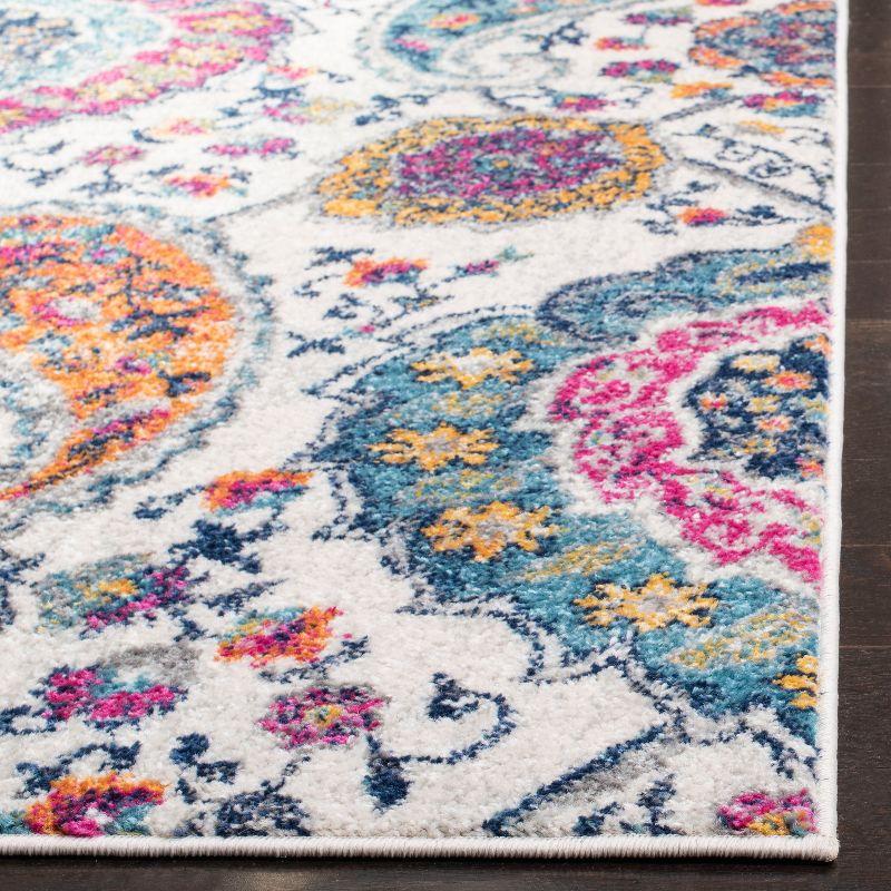 Madison MAD600 Power Loomed Indoor Area Rug - Cream/Multi - 4'x6' - Safavieh