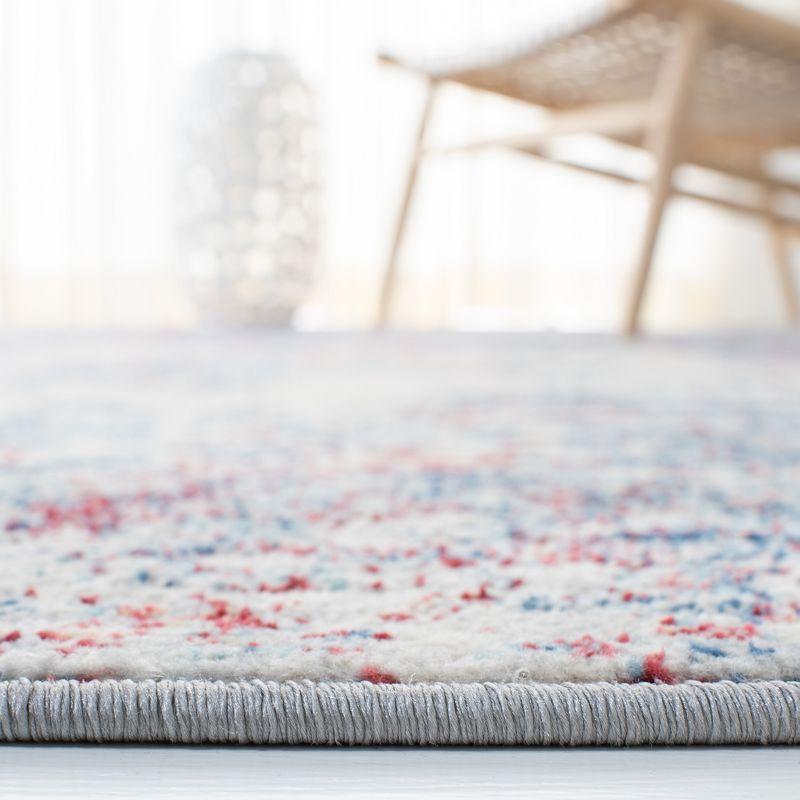 Brentwood BNT822 Power Loomed Area Rug - Navy/Red - 5'3"x7'6" - Safavieh.