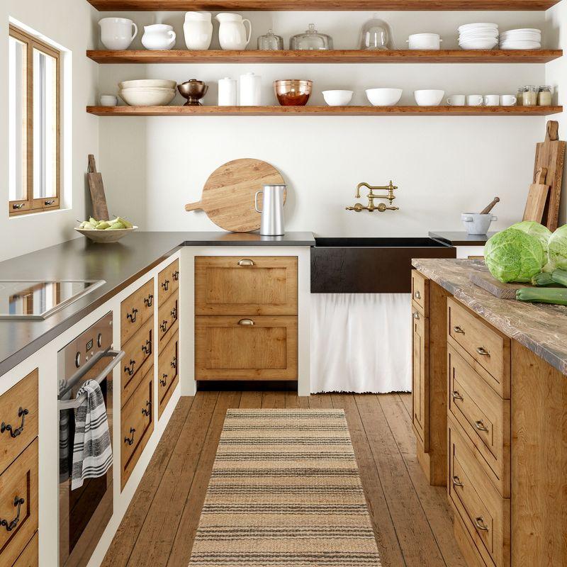 Lauren Liess x Rugs USA Lauren Liess x Rugs USA Natural Sycamore Striped Jute Area Rug