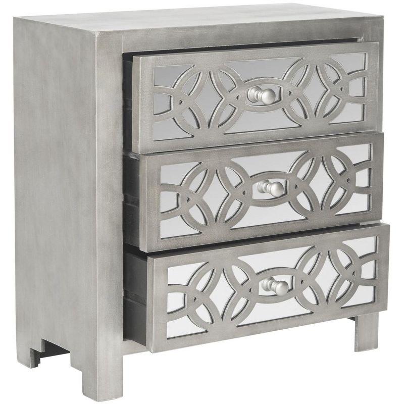 Tasha 3 Drawer Chest - AMH1505 - Grey - Safavieh Couture