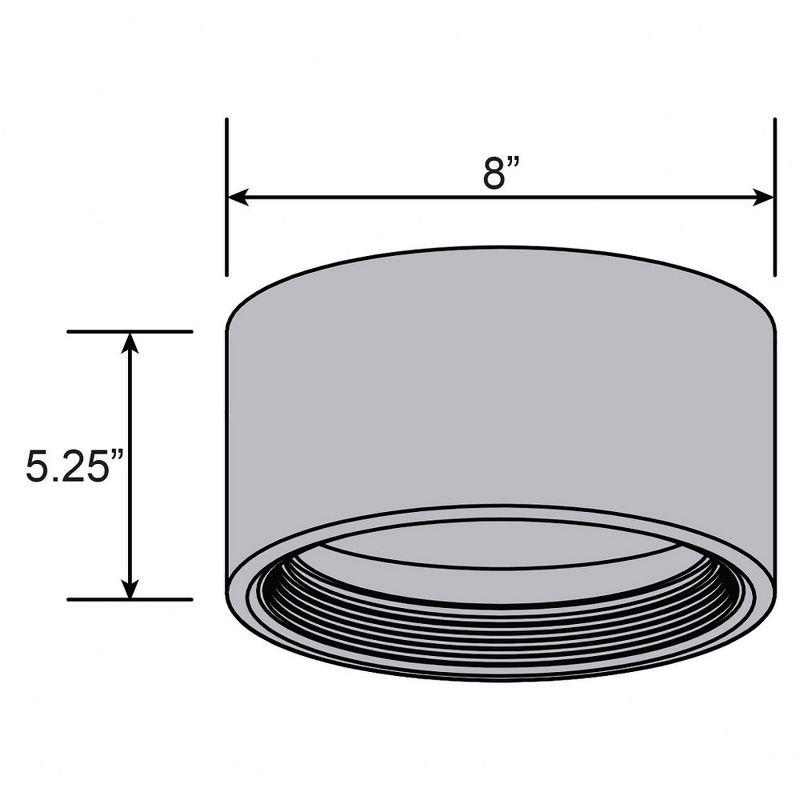 Access Lighting Reel 1 - Light Flush Mount in  Black