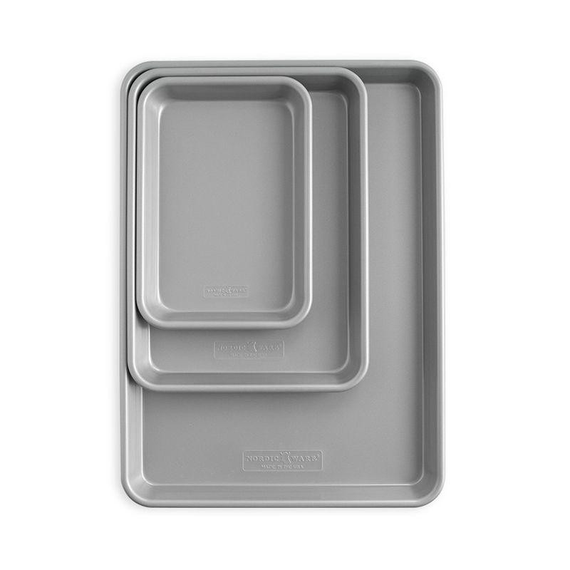 Nordic Ware 3-Piece Brilliant Bakeware Nonstick Sheet Pan Set