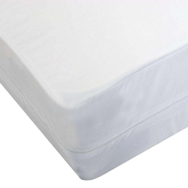 AllerZip Smooth Mattress Encasement with Allergen & Viral Protection - Protect-A-Bed