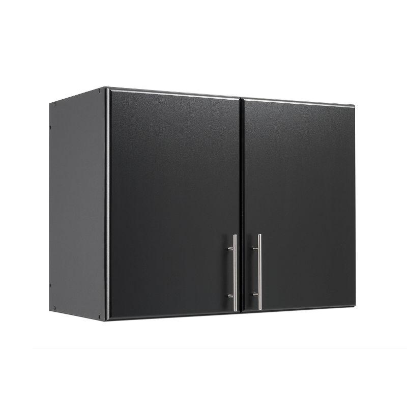 96" Elite with 6 Storage Cabinet Set Black - Prepac: MDF Laminated, 12 Shelves, Garage & Room Organizer