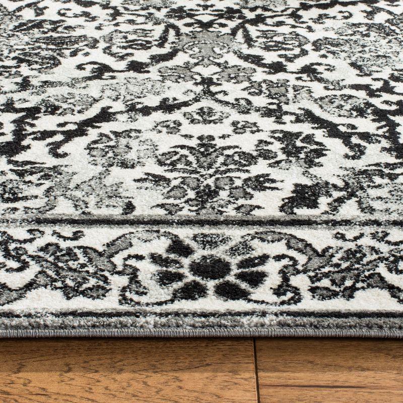 Evoke EVK242 Power Loomed Indoor Area Rug - Ivory/Grey - 8'x10' - Safavieh