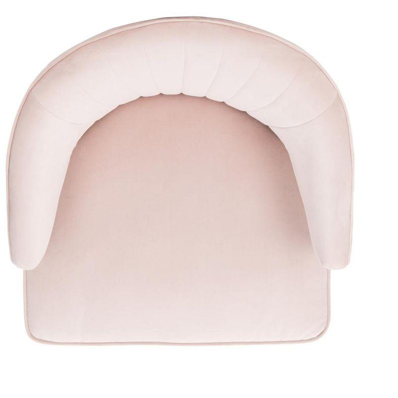 Stazia Wingback Accent Chair - ACH4502 - Blush/Black - Safavieh