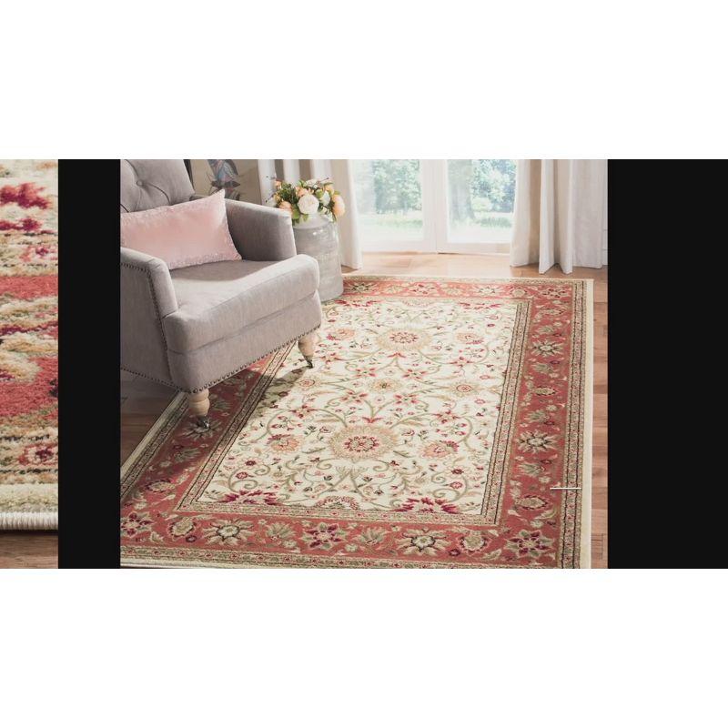 Elegant Sage & Ivory Synthetic Runner Rug - 2'3" x 16' Easy Care Design