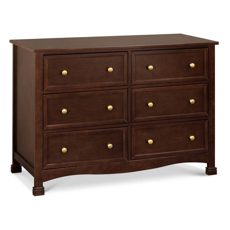 Espresso Nursery 6-Drawer Double Dresser for Ample Storage