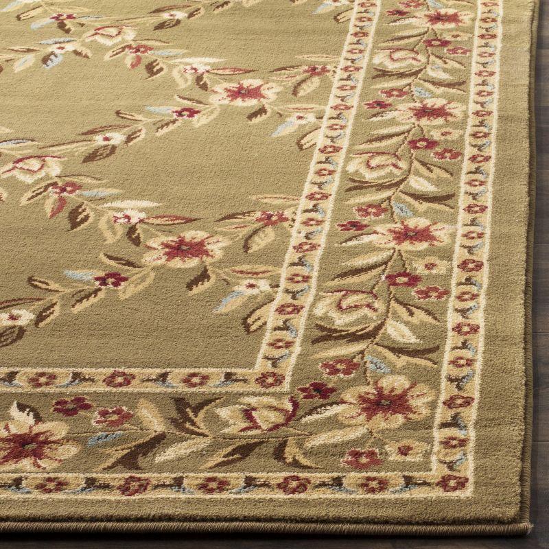 Lyndhurst LNH557 Power Loomed Runner Rug - Green/Green - 2'3"x8' - Safavieh
