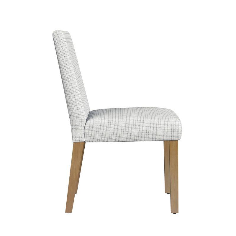 Classic Mini Grid Pattern Upholstered Dining Chair - HomePop