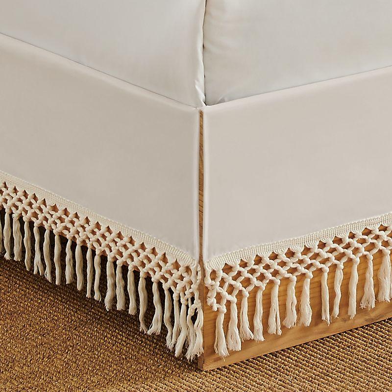 Sweet Jojo Designs Boho Fringe Macrame 14" Bed Skirt by Sweet Jojo Designs