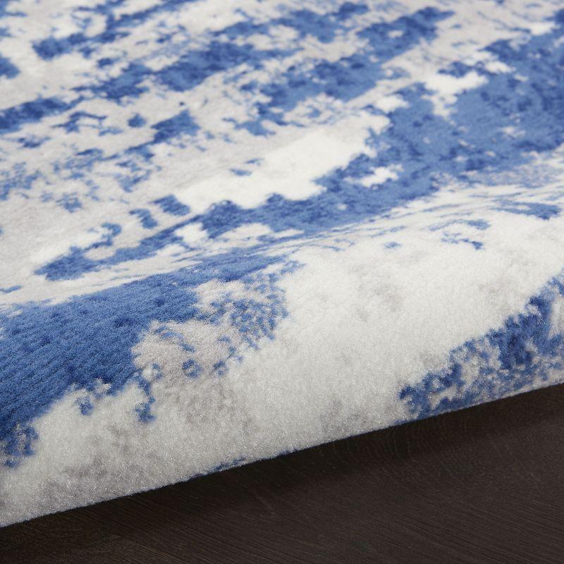Nourison Whimsicle WHS06 Indoor only Area Rug - Ivory Navy 2' x 8'