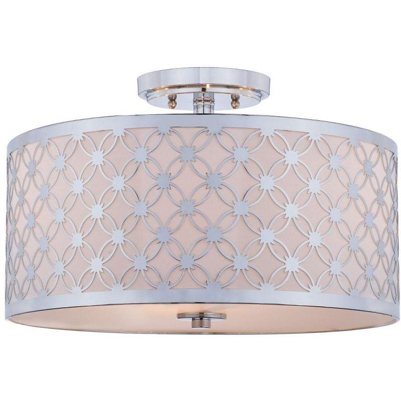 Hutch Flush Mount - FLU4002 - Chrome - Safavieh
