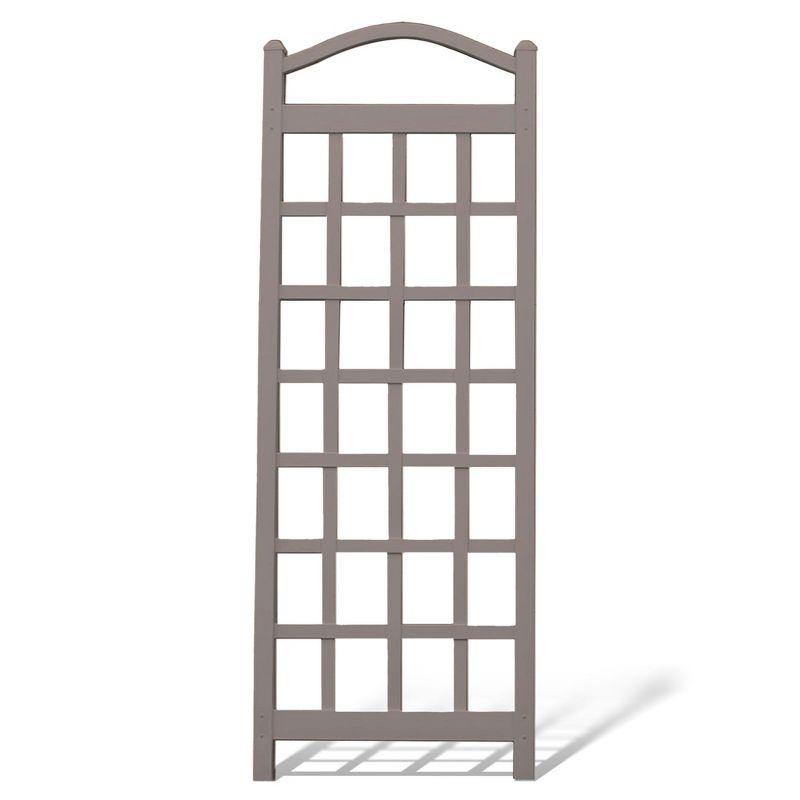 Dura-Trel Cambridge 28 x 75 Inch PVC Vinyl Outdoor Garden Patio Trellis