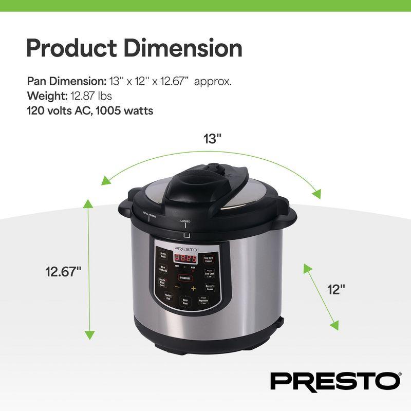 Presto Presto 6 Qt Electric Pressure Cooker Plus - 02141