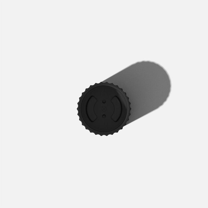 Veradek Mason Series Demi 6" Plastic-Stone Planter 2-Pack Black