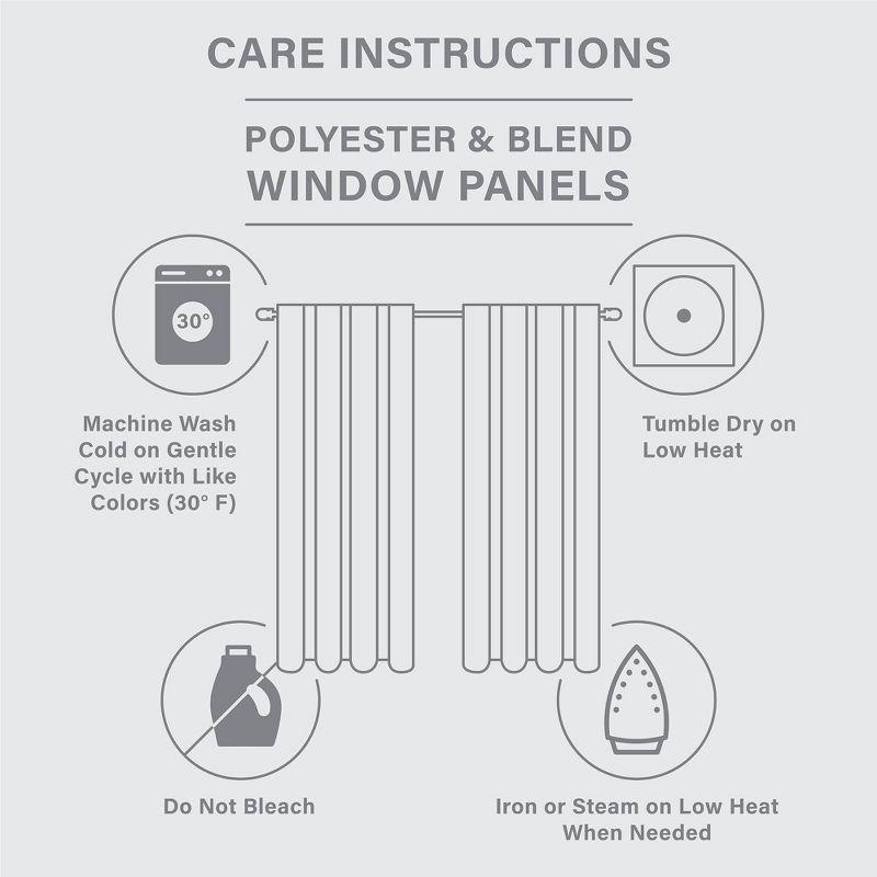 Madison Park Harper Solid Crushed Curtain Panel Pair (Set of 2)