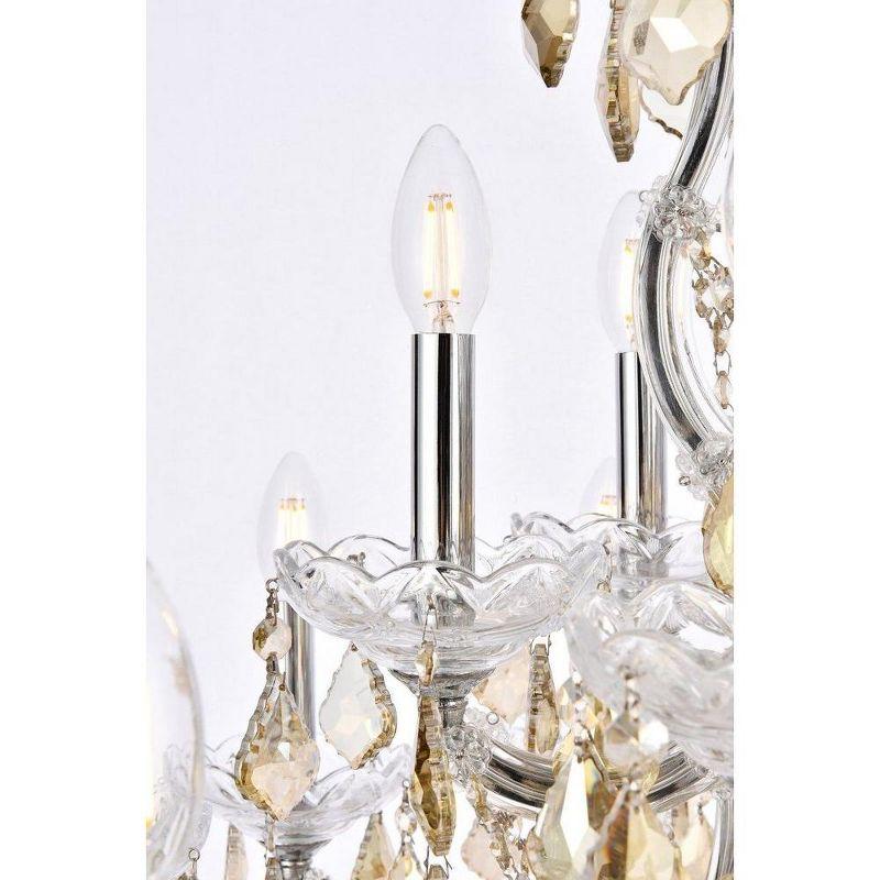 Elegant Lighting Maria Theresa 19 - Light Chandelier in  Chrome