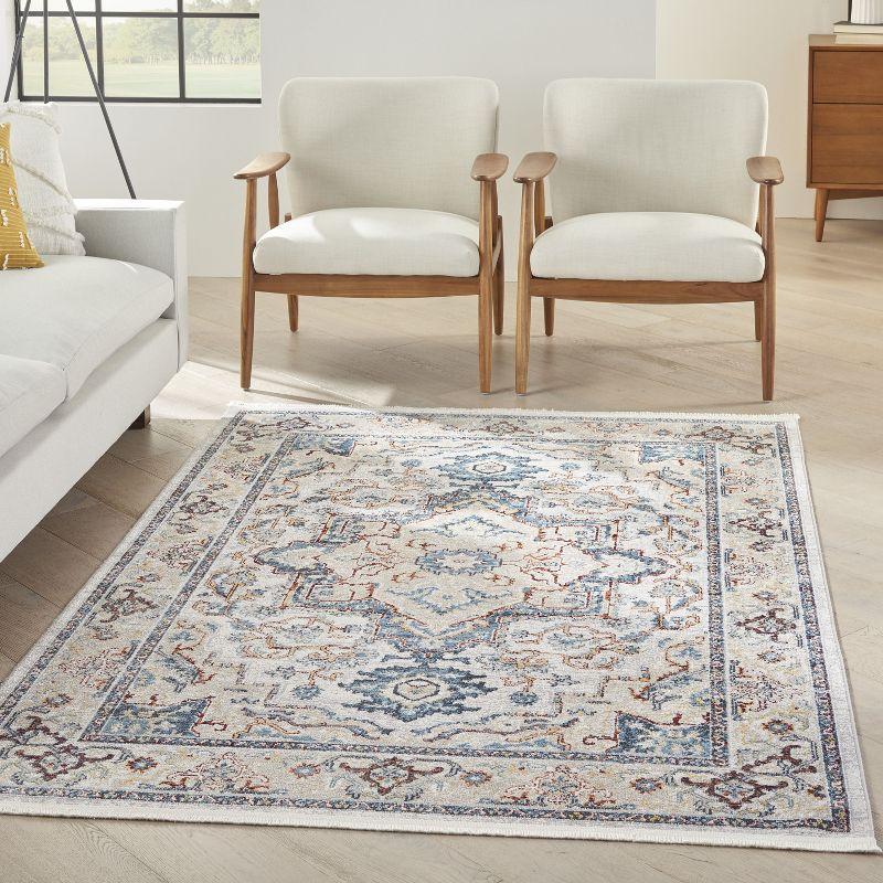 Nourison Geneva Medallion Bordered Indoor Rug
