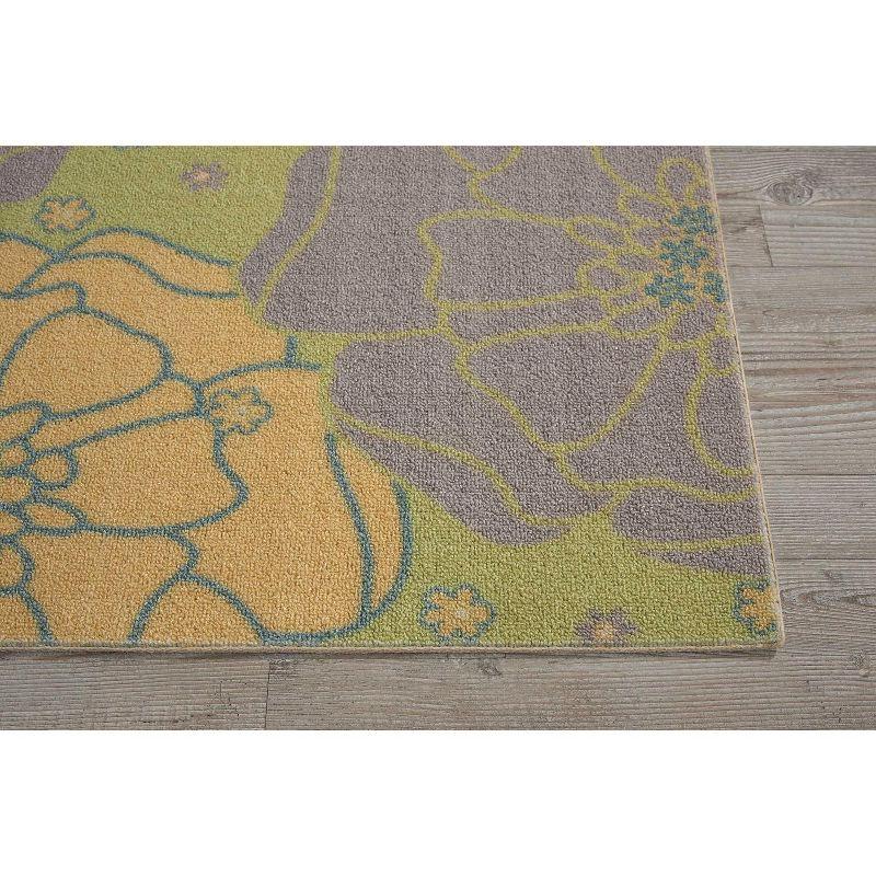 Nourison Home & Garden Green Indoor/Outdoor Area Rug RS021 2'3" x 8'