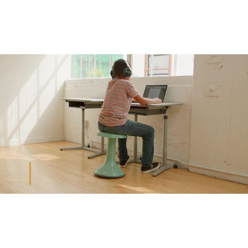 ECR4Kids ACE Active Core Engagement Wobble Stool, 20-Inch Seat Height, Grey, 1