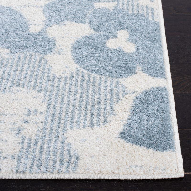 Adirondack ADR114 Machine Made Indoor Area Rug - Ivory/Blue - 6'x9' - Safavieh