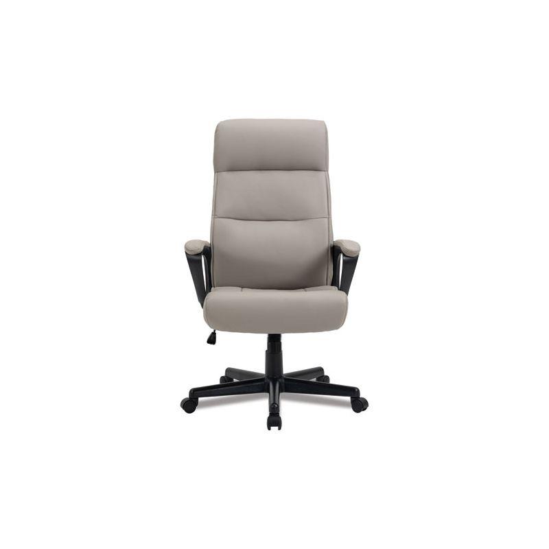 Alera Alera Oxnam Series High-Back Task Chair, Supports Up to 275 lbs, 17.56" to 21.38" Seat Height, Tan Seat/Back, Black Base