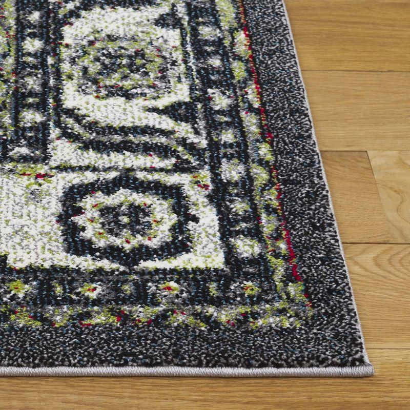 Vintage Hamadan VTH214 Power Loomed Indoor Accent Rug - Dark Grey/Ivory - 2'7"x5' - Safavieh