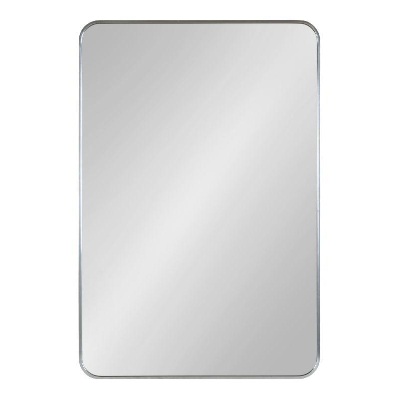 Kate and Laurel Zayda Radius Rectangle Framed Wall Mirror