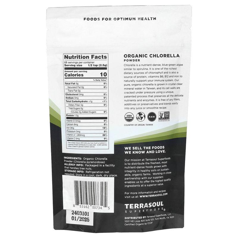 Terrasoul Superfoods Chlorella Powder, 6 oz (170 g)