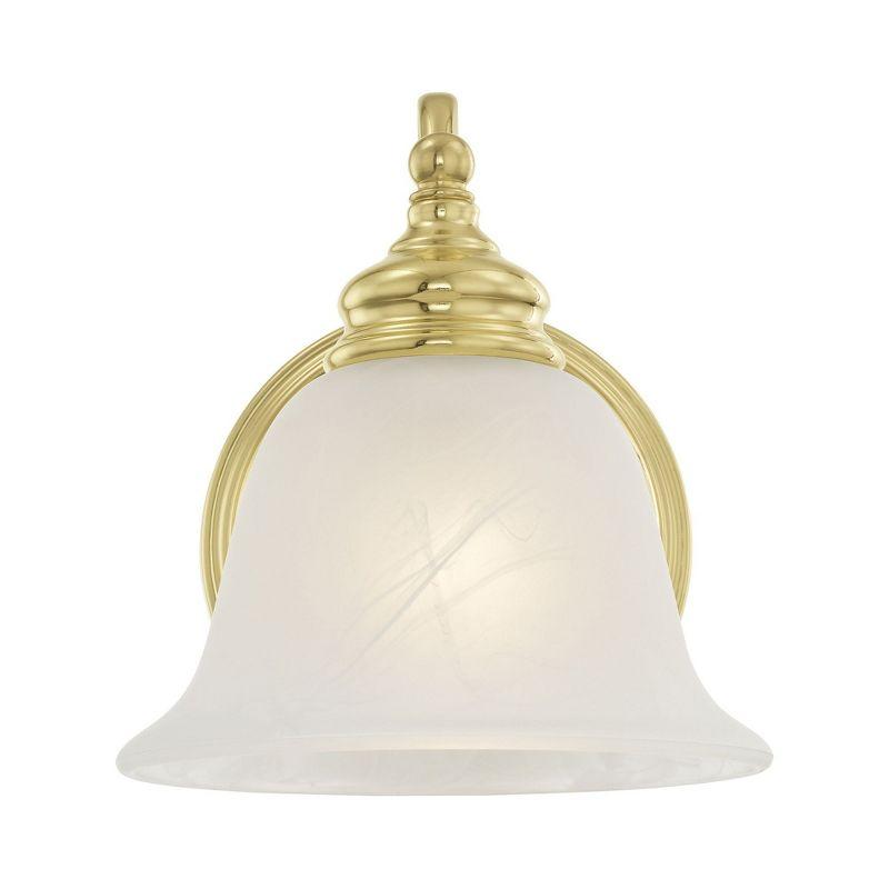 Livex Lighting Essex 1 - Light Vanity in  Polished Brass