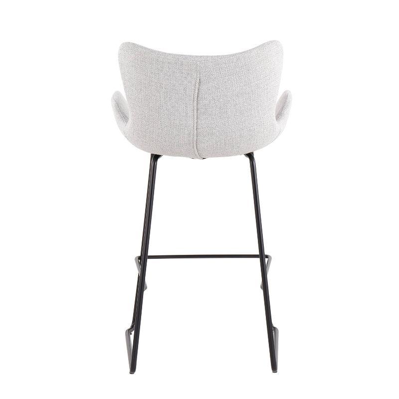 Set of 2 Tara Contemporary Counter Height Barstools - LumiSource